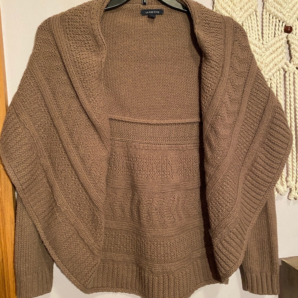 Lands’ End Knit Sweater Cardigan XS